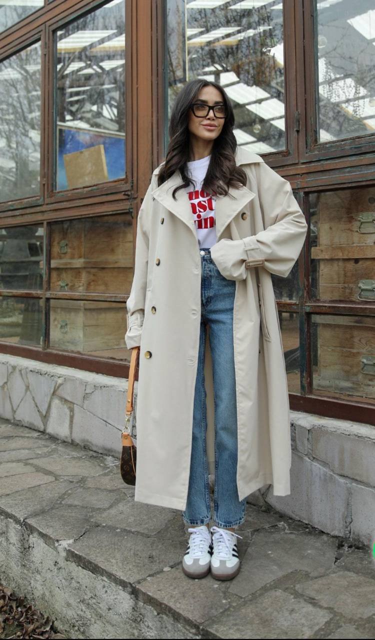 TRENCHCOAT’as be pamušalo
